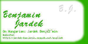 benjamin jardek business card